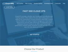 Tablet Screenshot of dreamvps.com